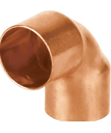 Codos 90°, cobre a cobre